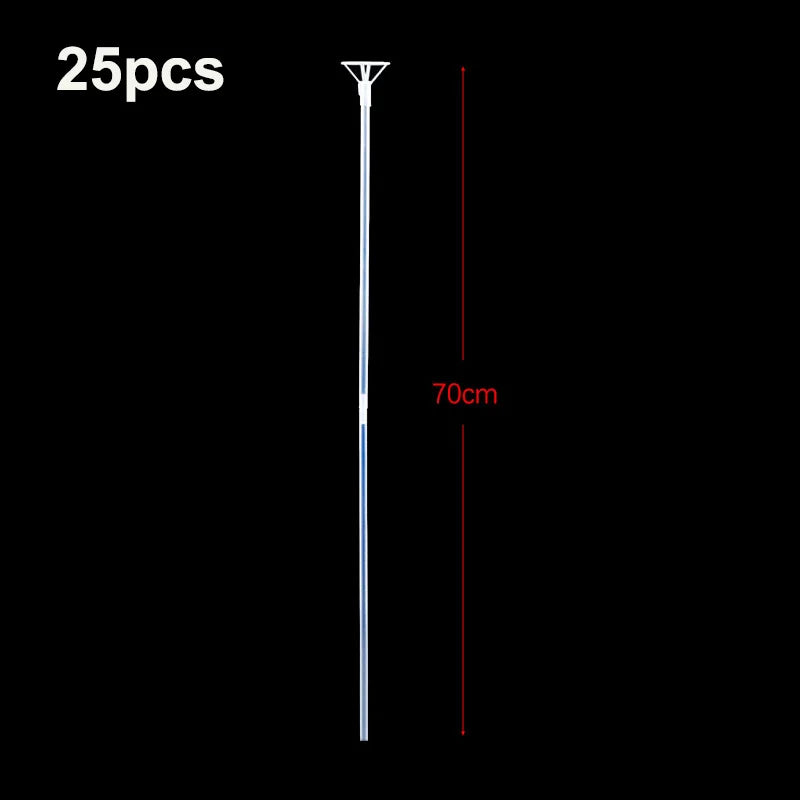 Structure Arche Ballon Souple et Accessoires à la Pièce, 25 tiges de 70 cm avec coupelle