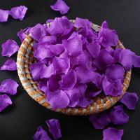 Pétales de Rose Artificiels, Lot de 500 Pétales, coloris violet