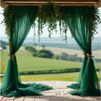 Voilage Tulle Semi-Transparent pour Arche de Mariage, 13 Coloris, 6 Tailles