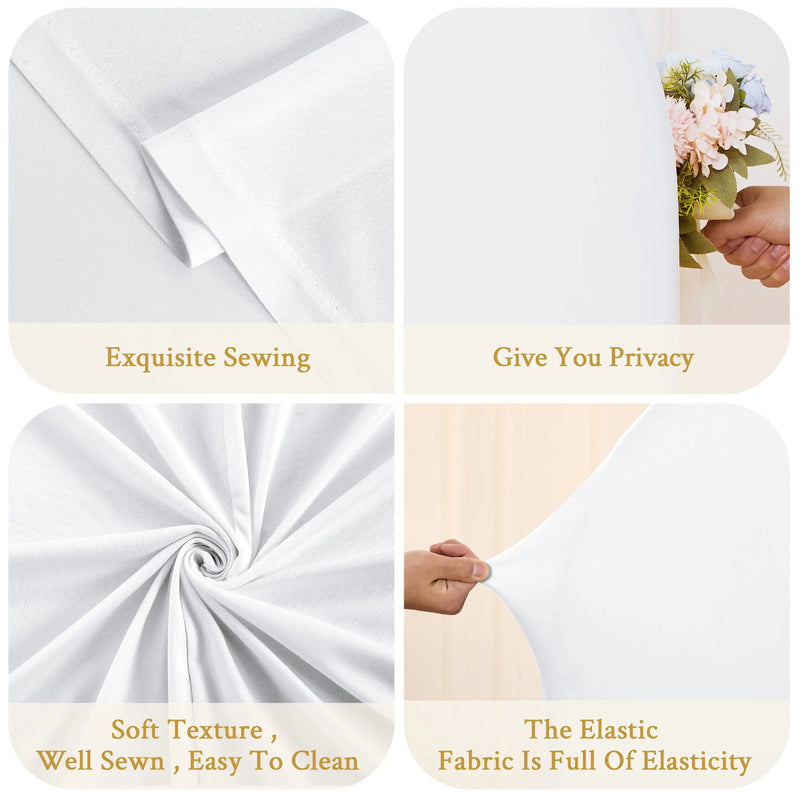 Housse d'Arche de Mariage Drapée en Spandex, vue complémentaire 4