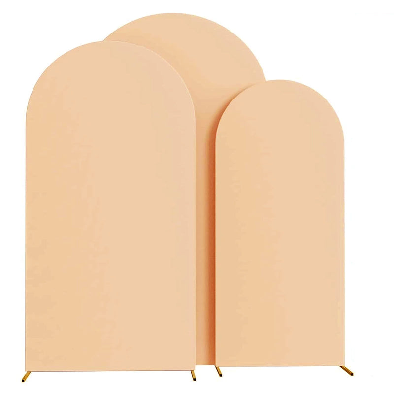 Housse d'Arche de Mariage en Spandex, coloris champagne