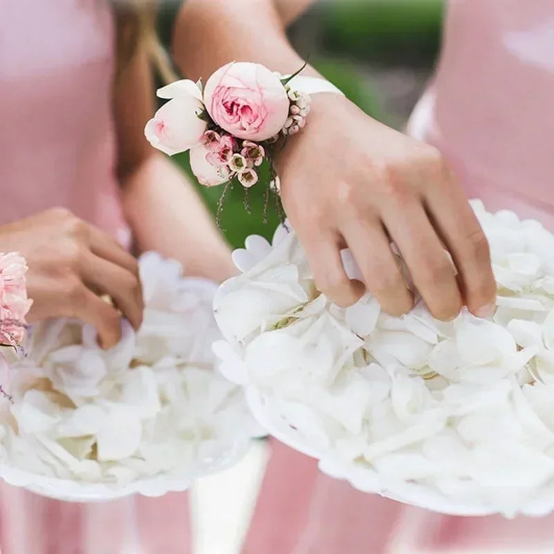 Pétales de Rose Artificiels Blancs en Tissu, vue complémentaire 6
