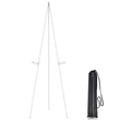 Chevalet de Mariage Blanc en Métal, Pliant, 160 cm avec Housse