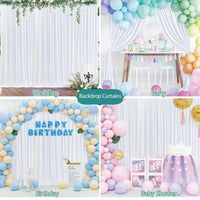 Voilage Mariage en Chiffon Blanc, 160 x 300 cm, vue complémentaire 4
