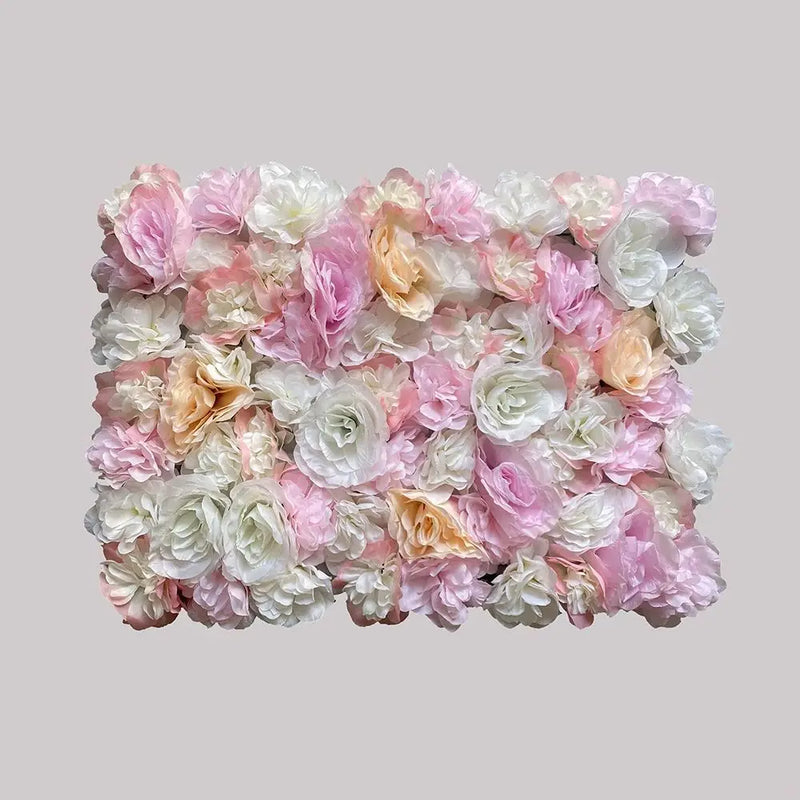 Mur de Fleurs Artificielles, Panneau 40 × 60 cm à l'Unité, 28 Coloris