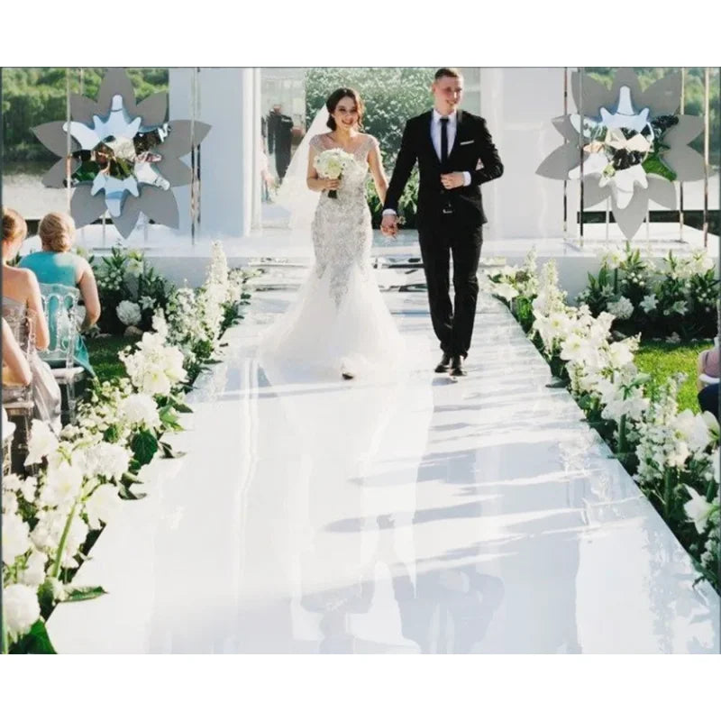Tapis d'Allée Miroir de Mariage Brillant, Rouleau de 10 m, vue complémentaire 2