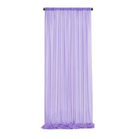 Voilage Mousseline Sans Plis pour Arche de Mariage, coloris lilas