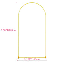Arche de Mariage Dorée à Emboîtement, 5 Tailles de 120 à 220 cm
