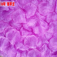 Pétales de Rose Artificiels en Tissu, coloris violet orchidée
