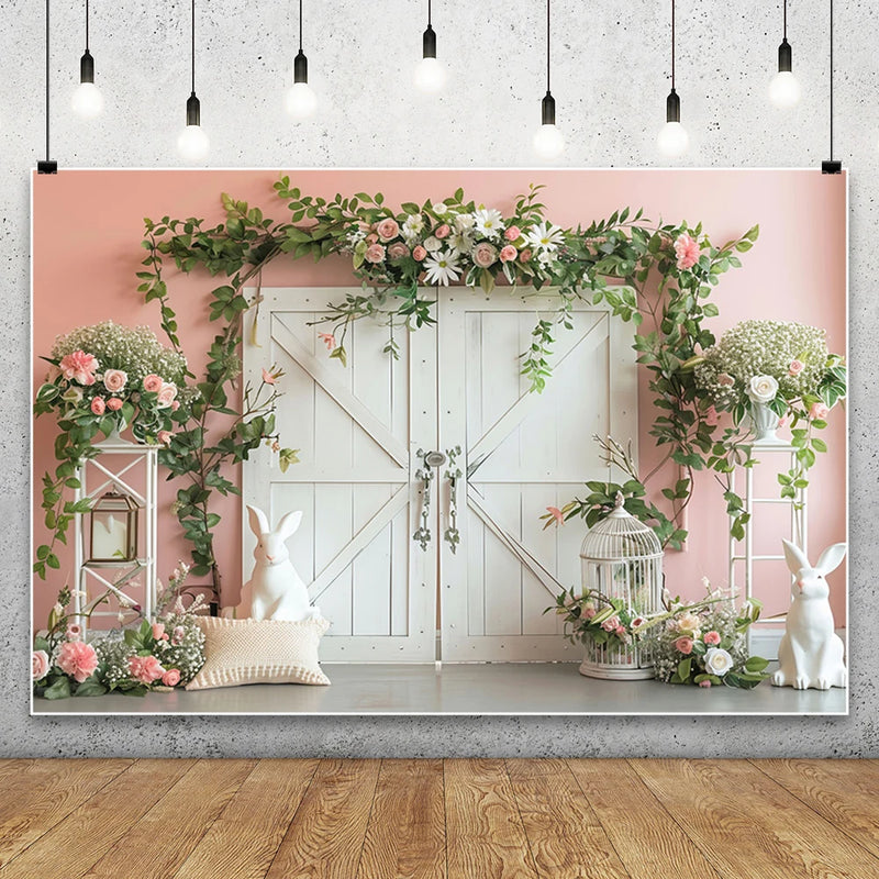 Toile de Fond Florale pour Photocall Mariage, vue complémentaire 2
