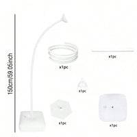 Structure Arche Ballon Souple, Blanche ou Dorée, blanc, 150 cm