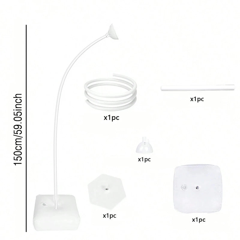Structure Arche Ballon Souple, Blanche ou Dorée, blanc, 150 cm