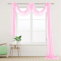 Voilage pour Arche de Mariage de 71 × 579 cm, coloris rose