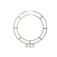 Arche de Mariage Ronde Dorée Double Cercle, 200 cm de Diamètre, vue complémentaire 4