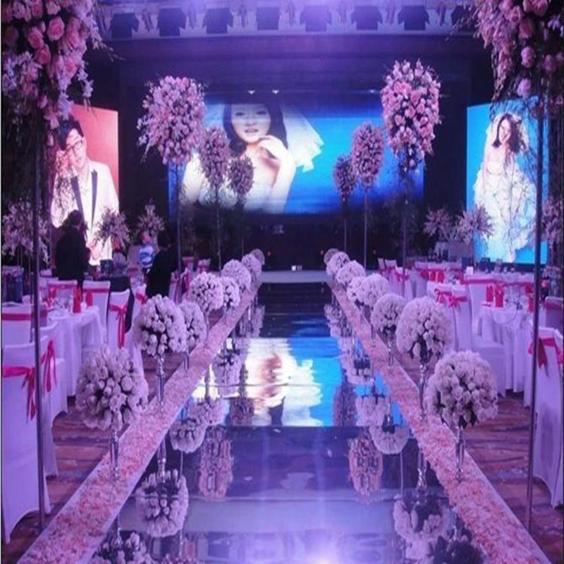Tapis Miroir d'Allée de Mariage Argenté, Doré ou Blanc, vue complémentaire 5