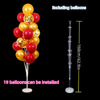 Support à Bouquet de Ballons sur Pied, Colonne à Étages, support de 160 cm, modèle B
