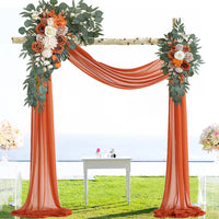 Fleurs et Voilages pour Arche de Mariage, vue complémentaire 3