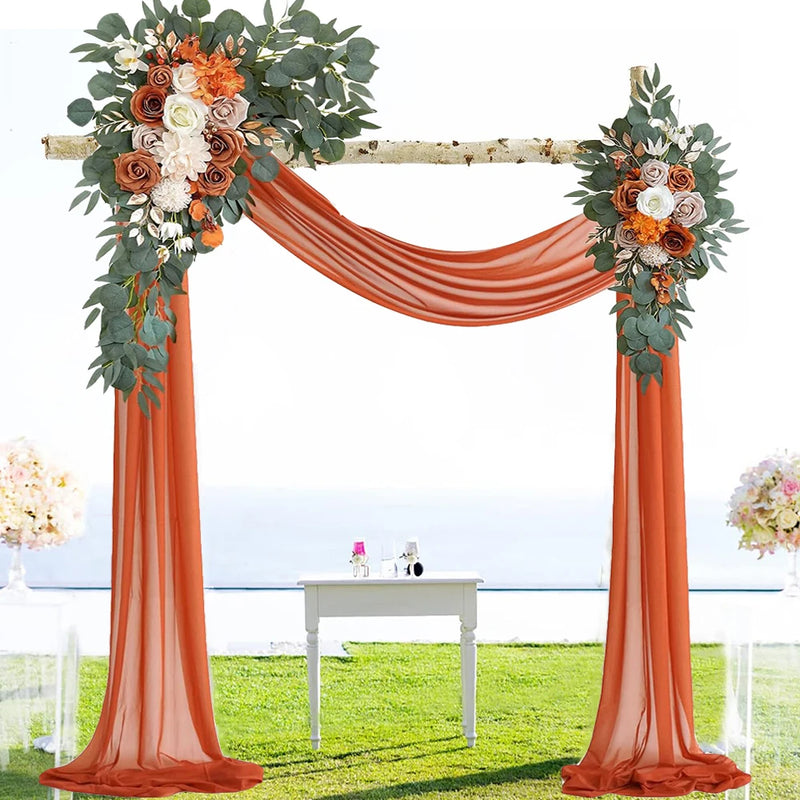 Fleurs et Voilages pour Arche de Mariage, vue complémentaire 3