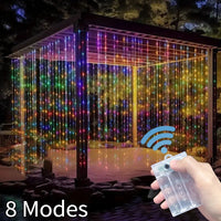 Rideau Lumineux LED à Piles, vue complémentaire 4