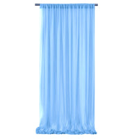 Voilage Mousseline Sans Plis pour Arche de Mariage, coloris bleu ciel