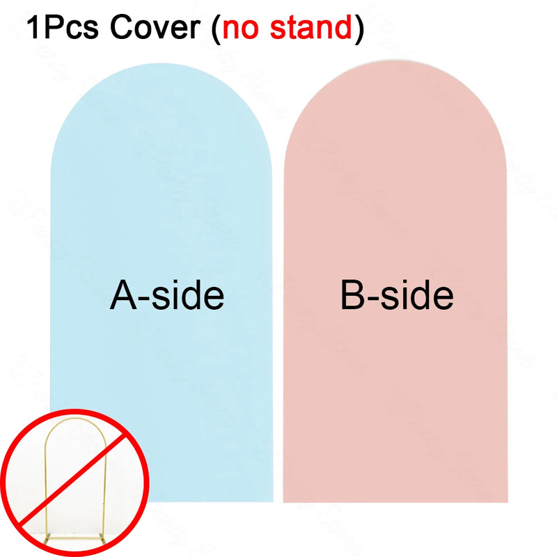 Housse d'Arche de Mariage Bicolore Double Face, 24 Coloris, 200 × 100 cm