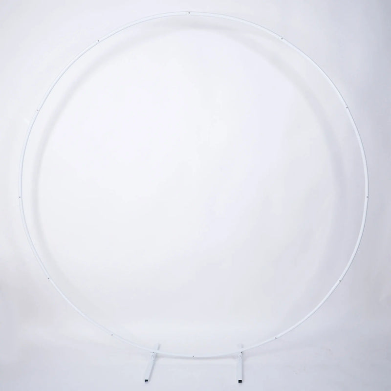 Structure Arche Ballon Cercle Doré ou Blanc, coloris blanc