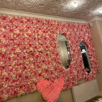 Mur de Fleurs Artificielles, Lot de 4 Panneaux 60 × 40 cm, vue complémentaire 5
