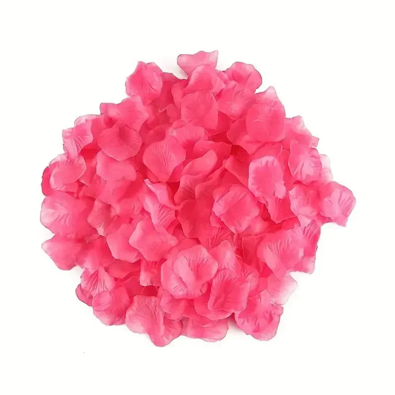 Pétales de Rose Artificiels, coloris rose vif