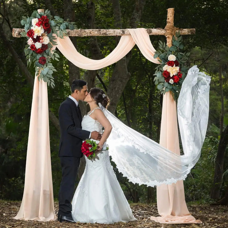 Fleurs et Voilages pour Arche de Mariage, vue complémentaire 4
