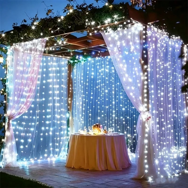Rideau Lumineux LED à Piles, vue complémentaire 2