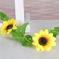 Fleurs pour Arche de Mariage, Guirlande de Tournesols 260 cm, vue complémentaire 5