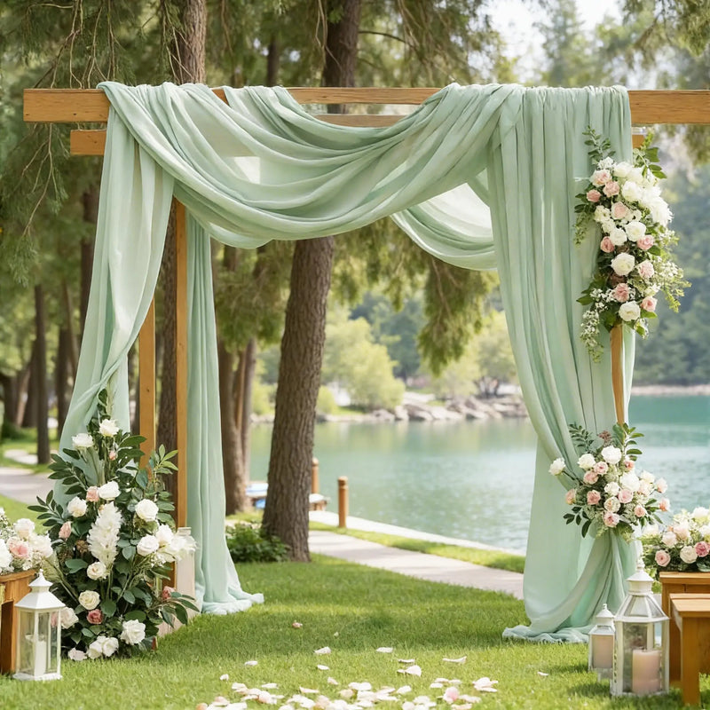 Voilage Chiffon pour Arche de Mariage, 70 cm × 3 à 10 m, vue complémentaire 5