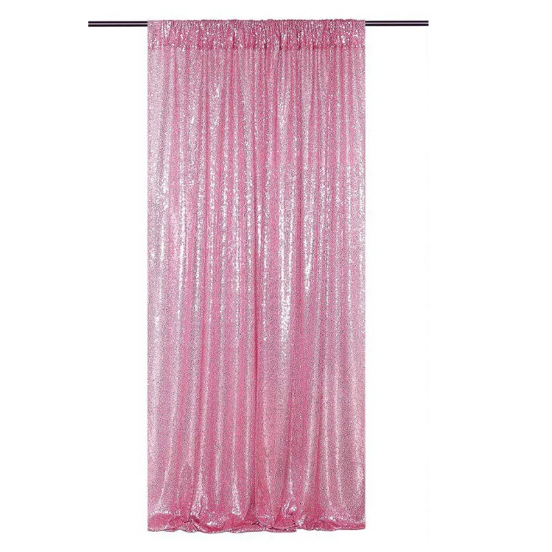 Toile de Fond Sequins Mariage, Panneau 60 × 240 cm, coloris rose