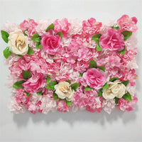 Mur de Fleurs Artificielles, Panneau Haute Densité 60 × 40 cm, 22 Coloris