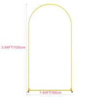 Arche de Mariage Dorée à Emboîtement, 5 Tailles de 120 à 220 cm