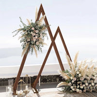 Arche de Mariage en Bois, 2 Arches Triangulaires de 255 et 300 cm