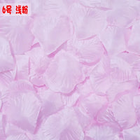 Pétales de Rose Artificiels en Tissu, coloris rose pâle