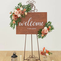 Duo de Compositions Florales pour Arche de Mariage, Terracotta, vue complémentaire 3