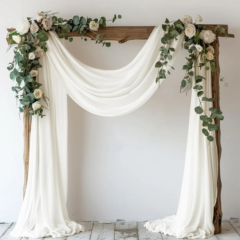 Voilage Mariage pour Arche et Porte en Polyester, vue complémentaire 2