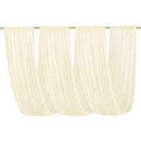 Voilage Plafond Mariage en Chiffon, coloris ivoire