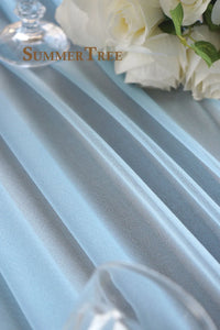 Voilage pour Arche de Mariage en 20 Coloris, coloris bleu clair