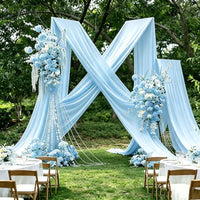 Drapé d'Arche de Mariage Sans Plis, 8 Coloris, 3 à 10 m de Long