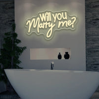 Néon Demande en Mariage « Will You Marry Me ? », vue complémentaire 2