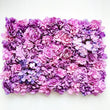 Mur de Fleurs Artificielles, Panneau de Roses et Hortensias 60 × 40 cm, 23 Coloris