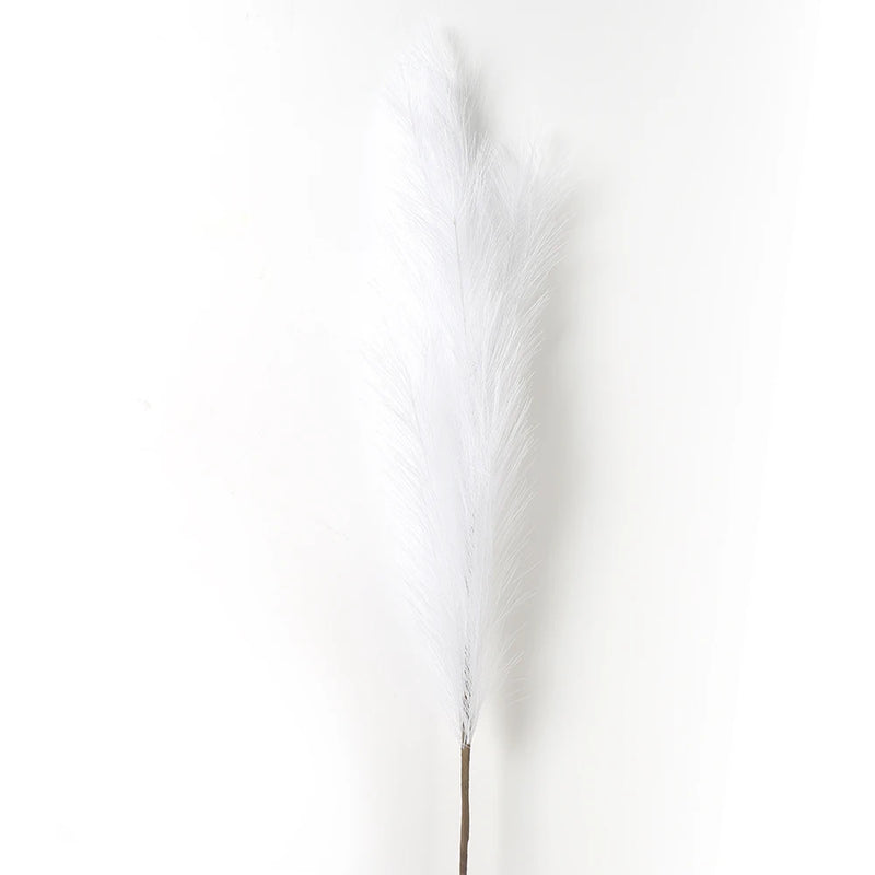 Pampa Artificielle Plumeau Souple, Tige de 90 ou 120 cm, 12 Coloris