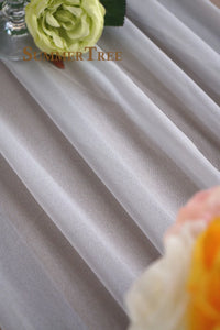 Voilage pour Arche de Mariage en 20 Coloris, coloris gris