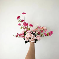 Fleurs pour Arche de Mariage, Roses et Anthuriums Rose Poudré, vue complémentaire 4