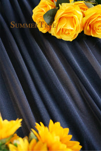 Voilage pour Arche de Mariage en 20 Coloris, coloris bleu nuit