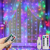 Rideau Lumineux LED Grand Format USB, coloris multicolore