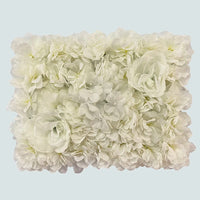 Mur de Fleurs Artificielles, Lot de 6 Panneaux 40 × 30 cm, 8 Coloris